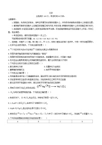 河南省周口市项城市五校联考2023_2024学年高三化学上学期11月月考试题含解析