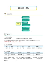 人教版（2019）高中化学 高二上册 （选择性必修3）【寒假预习衔接】第04讲   炔烃 （教师版+学生版）