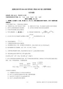 化学丨四川省成都市石室中学2025届高三12月高考适应性测试演练模拟考试化学试卷及答案