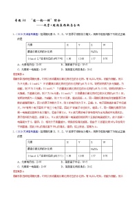 十年高考化学真题（2014-2023）分项汇编专题36“位—构—性”综合——文字周期表推断与分析（Word版附解析）