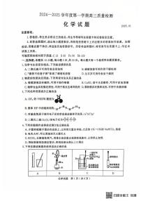 山东省济宁市2024-2025学年高三上学期期末考试 化学试题