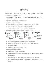 2025湖北省云学联盟高二上学期12月月考试题化学PDF版含答案