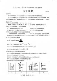 山东省济宁市2024-2025学年高三上学期期末考试 化学试题