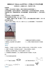 湖南省五市十校2024-2025学年高三上学期12月月考化学试题（Word版附解析）