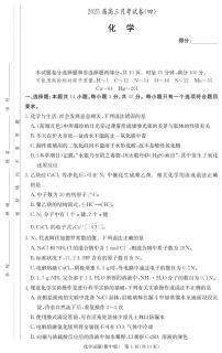 湖南省顶级名校2024-2025学年高三上学期月考卷（四）化学试题PDF版含答案