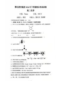 湖南省长沙市雅礼中学2024-2025学年高二上学期1月期末考试 化学试题