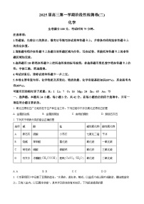 陕西省新高考联盟2024-2025学年高三上学期阶段性检测（二） 化学 Word版含答案