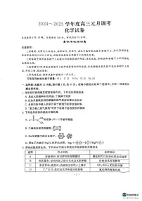 湖北省十堰市2025年高三年级上学期元月调研期末考试化学试题