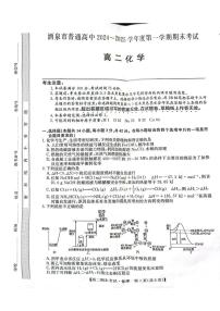 甘肃省酒泉市2024-2025学年高二上学期1月期末考试 化学试题