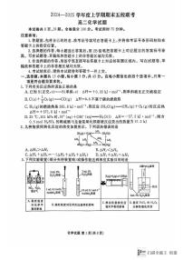 吉林省德惠市五校2024-2025学年高二上学期期末联考 化学试卷