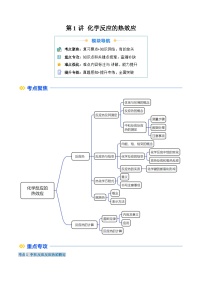 ①寒假复习-第1讲 化学反应的热效应-2025年高二化学寒假衔接讲练 (人教版)