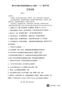 重庆市巴蜀中学教育集团2024-2025学年高一上学期期末考试化学试题