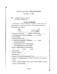 上海市上海市浦东新区上海市建平中学2024-2025学年高二上学期1月期末化学试题