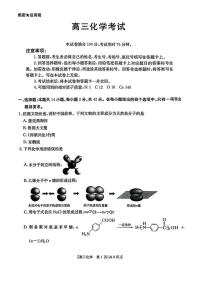 江西重点高中2025届高三上学期1月考-化学试题+答案