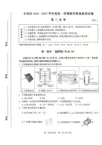 2025北京平谷高二（上）期末化学试卷