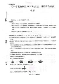 2025辽宁省名校联盟高三上学期1月份联合考试化学PDF版含解析