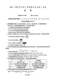 辽宁省部分高中2024-2025学年高三上学期1月期末考试化学试题