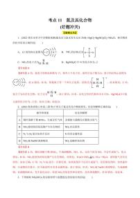 考点11 氮及其化合物（好题冲关）（含答案） 备战2024年高考化学一轮复习考点帮（全国通用） 学案