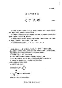 2025泰安高三上学期1月期末考试化学PDF版含答案