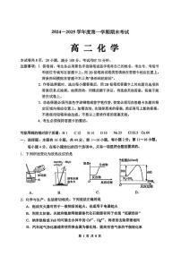 广东茂名市信宜市2025年高二上学期1月期末考化学试题+答案