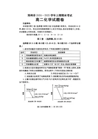 2024-2025学年上期河南省郑州市高二期末考-化学（含答案）试卷