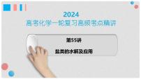 第55讲 盐类的水解及应用 2024高考化学一轮复习高频考点精讲（新教材新高考） 课件