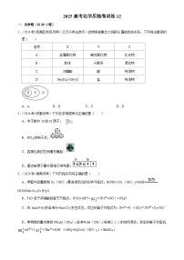 2025高考化学解密 压轴卷训练12（Word版附解析）