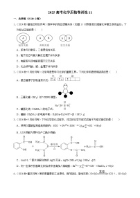 2025高考化学解密 压轴卷训练11（Word版附解析）