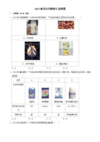 2025高考化学解密之题型篇试题 选择题（Word版附解析）