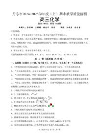 辽宁省丹东市2024-2025学年高三上学期期末教学质量调研测试 化学试卷