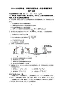 江苏省南京市六校联合体2024-2025学年高三下学期2月调研测试 化学试题