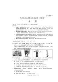 2025届广东省梅州市高三下学期高考一模化学试题
