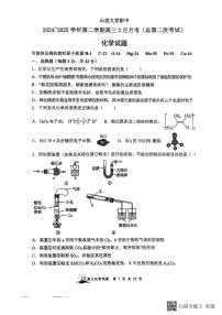 山西大学附中2024-2025学年高三下学期2月月考化学试题