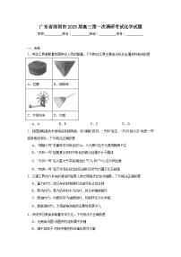 广东省深圳市2025届高三第一次调研考试化学试题