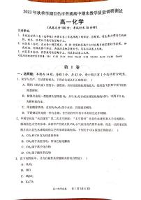 广西壮族自治区百色市2023_2024学年高一化学上学期期末考试pdf含解析
