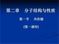 高中化学人教版 (新课标)选修3 物质结构与性质第一节 共价键示范课课件ppt