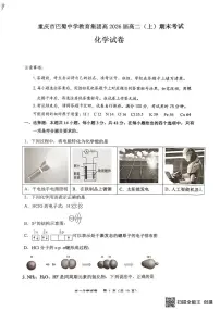 重庆市巴蜀中学教育集团2024-2025学年高二上学期期末考试化学试卷（PDF版附解析）