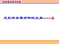 高中化学人教版 (新课标)必修1第四章  非金属及其化合物第一节 无机非金属材料的主角--硅教课课件ppt