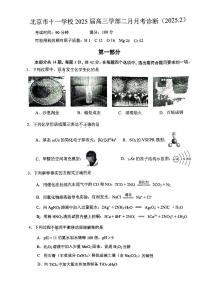 2025北京十一学校高三下2月月考化学试卷及答案