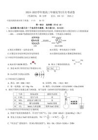 北京一七一中2024-2025学年高三下学期2月月考化学试卷（PDF版，含答案）