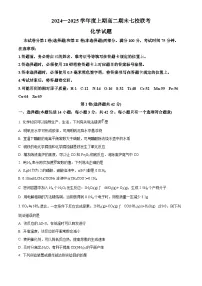 重庆市七校联考2024-2025学年高二上学期期末考试化学试题（Word版附解析）
