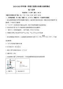 江苏省南京市六校联合体2024-2025学年高二上学期1月期末化学试题（原卷版+解析版）