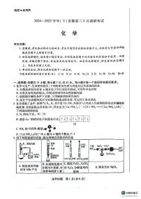 安徽省部分学校2025届高三下学期3月调研考试化学试题（PDF版附解析）