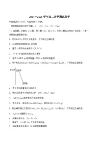 河南省名校大联考2024-2025学年高二下学期开学测试化学试卷（Word版附答案）