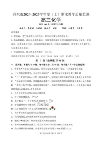 辽宁省丹东市2025届高三上学期1月期末教学质量调研测试化学