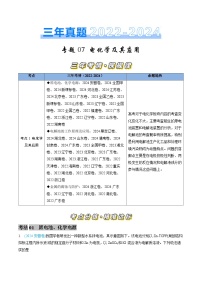 专题07 电化学及其应用-三年（2022-2024）高考化学真题分类汇编（全国通用）（学生卷）