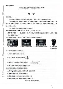 河南省青桐鸣联考2025届高三下学期模拟预测化学试题+答案