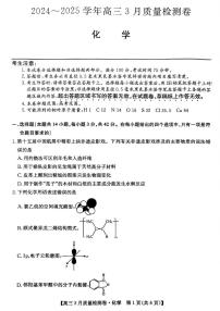 山西省三晋卓越联盟2025届高三3月月考试卷 化学（含答案）
