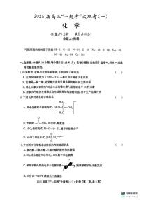 化学-湖南部分学校2025届高三下学期3月“一起考”大联考（模拟一）试题