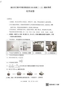 重庆巴蜀中学校2024-2025学年高二上学期期末考试化学试题 化学（含答案）